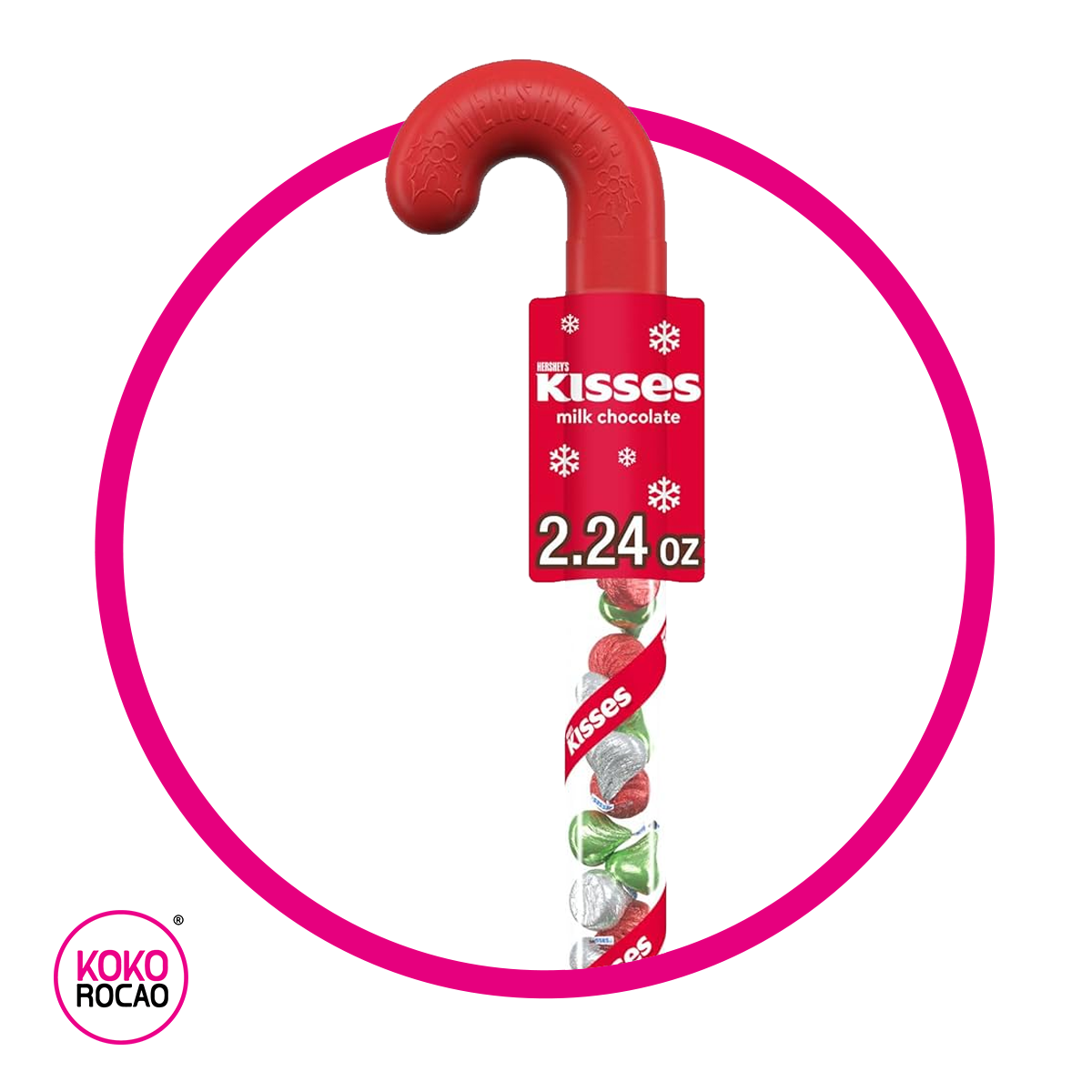 KISSES BASTON CHOCOLATE TUBO 63GR