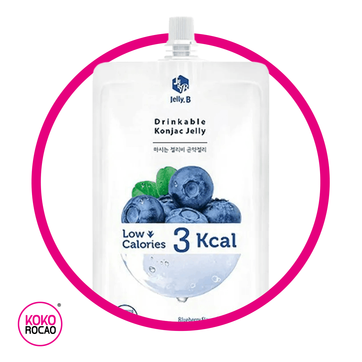 KONJAC BLUE BERRY GELATIN BOLSA 108GR