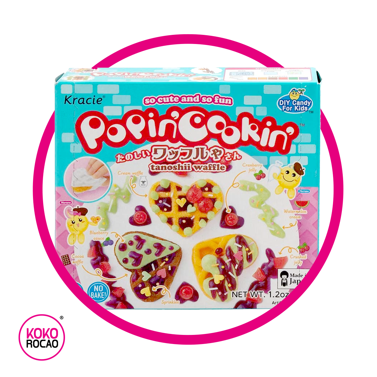 KRAICCE POPIN COOKIN WAFFLE GUMMY CAJA 35G