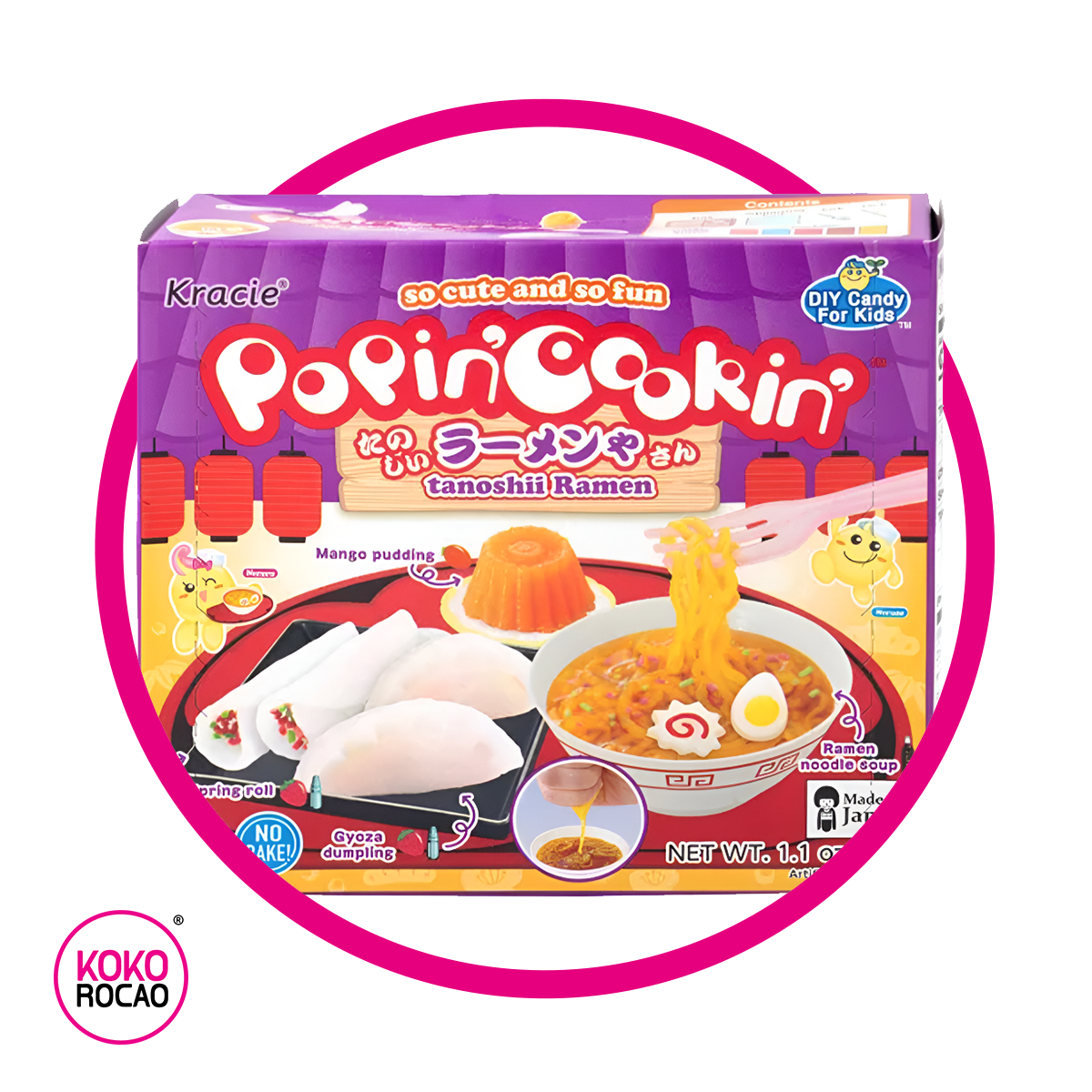 KRAICE POPIN COOKIN RAMEN GUMMY CAJA 28.5G