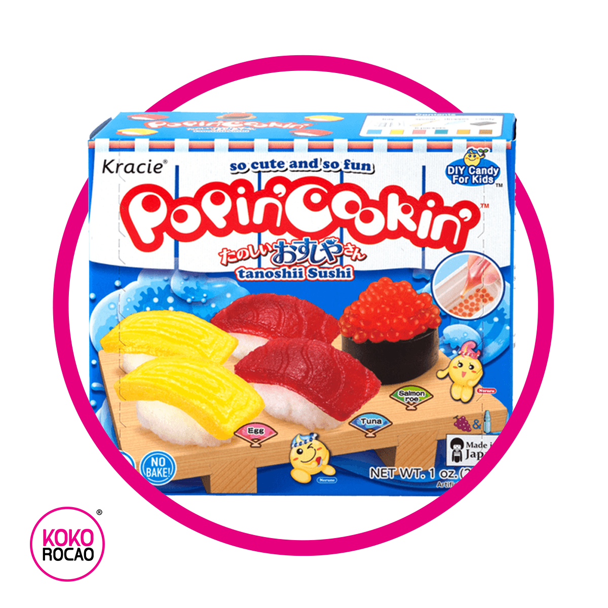 KRAICE POPIN COOKIN SUSHI GUMMY CAJA 28.5G