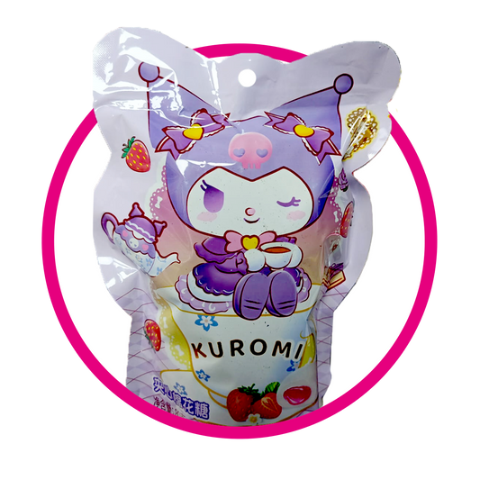 KUROMI STRAWBERRY MARSHMELLOW BOLSA 80GR&