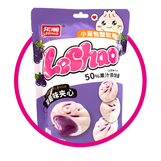 LECHAO XIAO LONG BAO SOFT BOLSA UVA 100GR