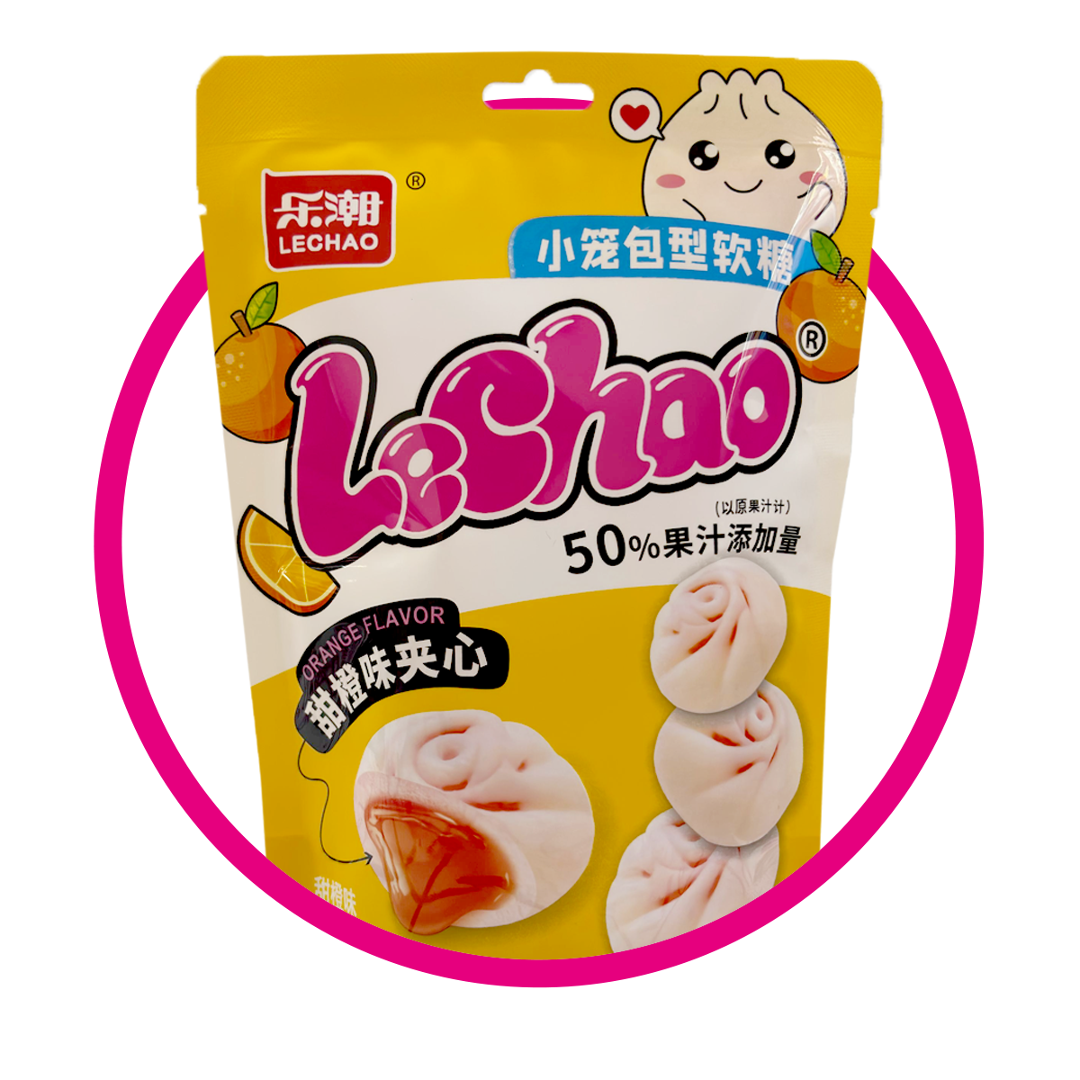 LECHAO XIAO LONG BAO SOFT BOLSA NARANJA 100 GR