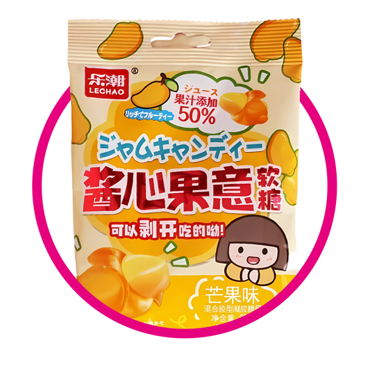 LECHAO MANGO GUMMY BOLSA 80GR