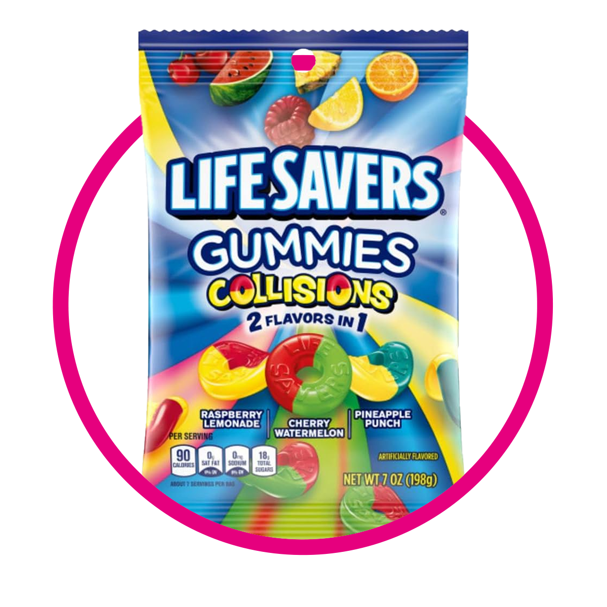 LIFESAVERS COLLISIONS GUMMY BOLSA 198G
