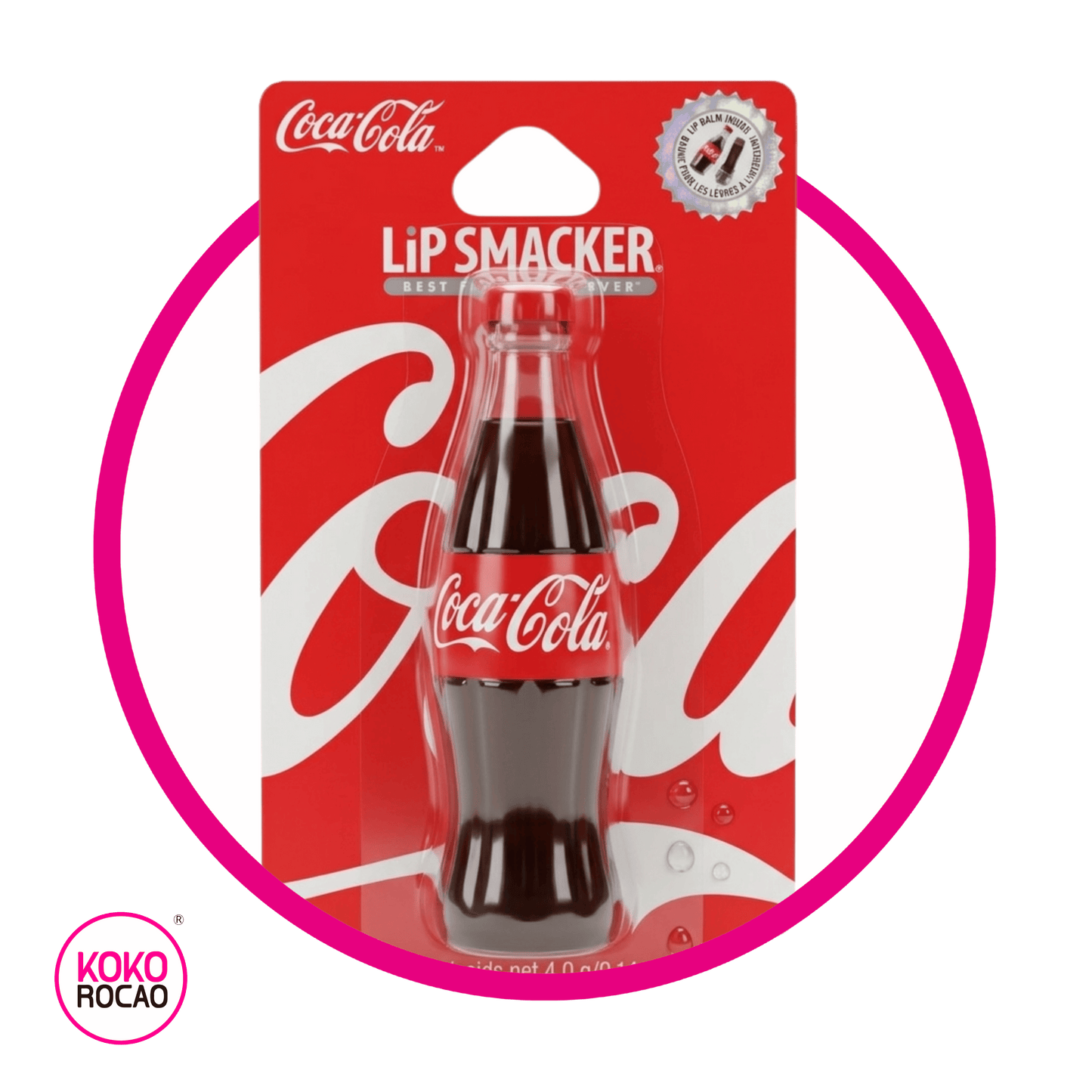 LIP SMACKER COCA COLA BOTELLA ORIGINAL  BEAUTY PIEZA
