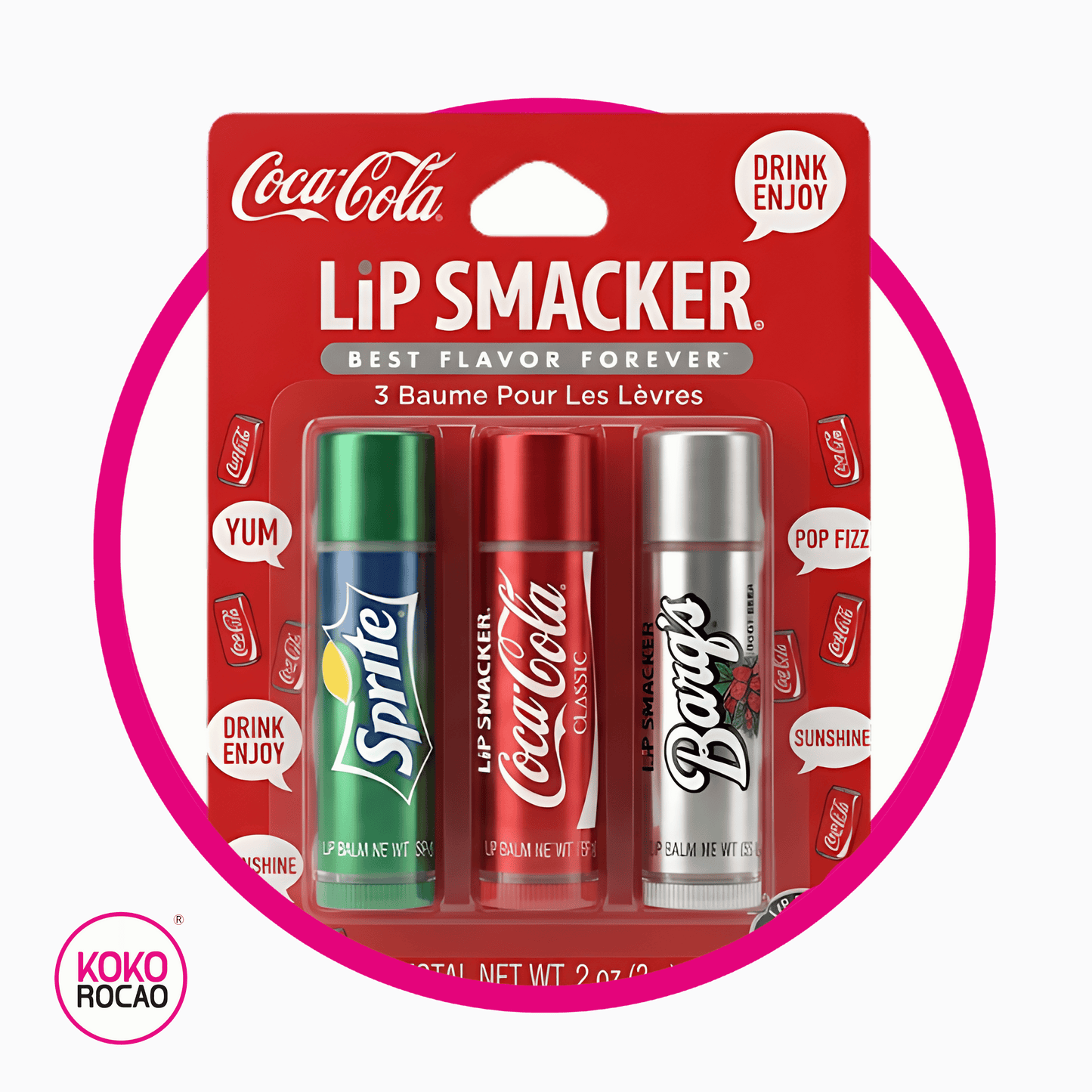 LIP SMACKER COCA COLA TRIO BEAUTY PIEZA