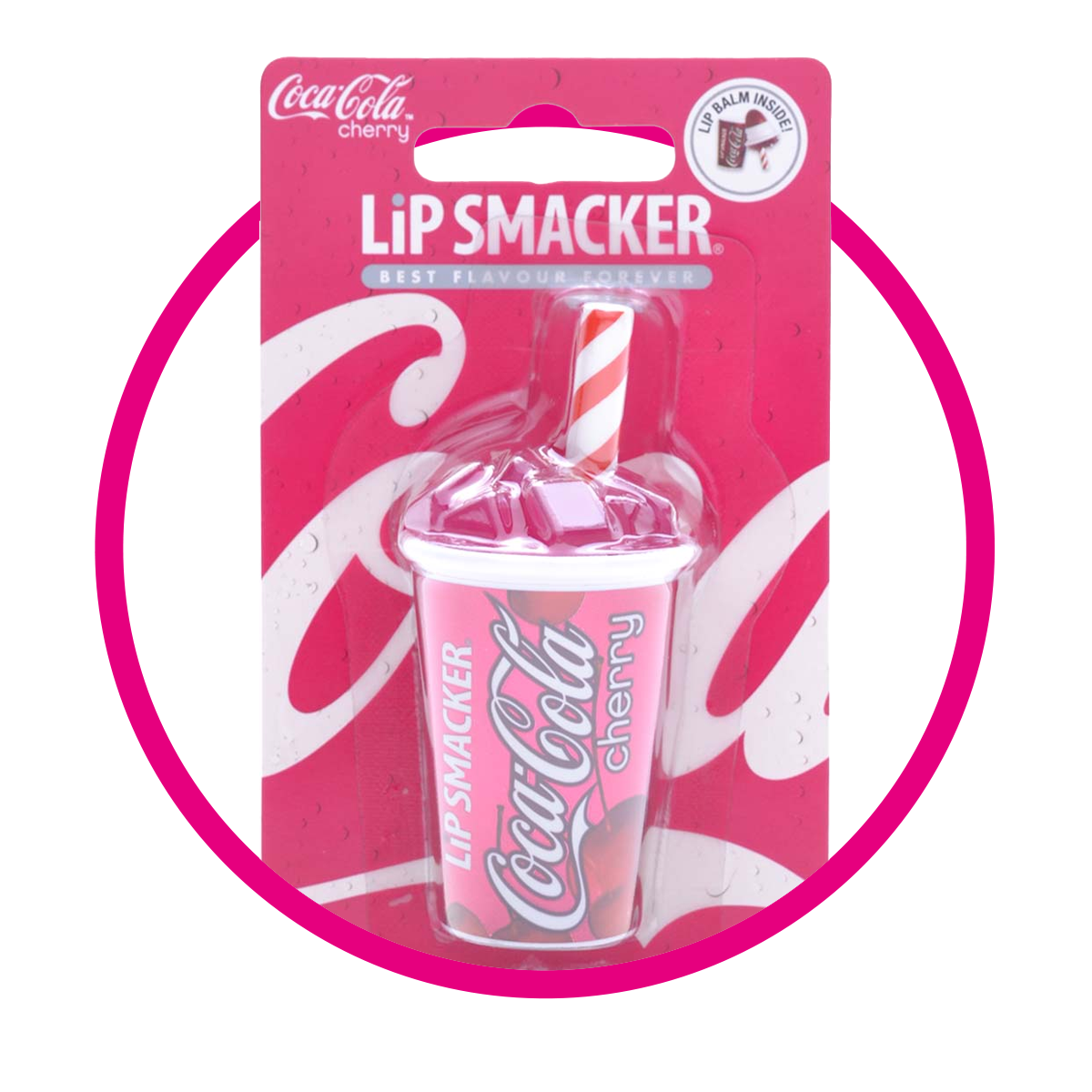 LIP SMACKER COCA COLA VASO CHERRY  BEAUTY PIEZA
