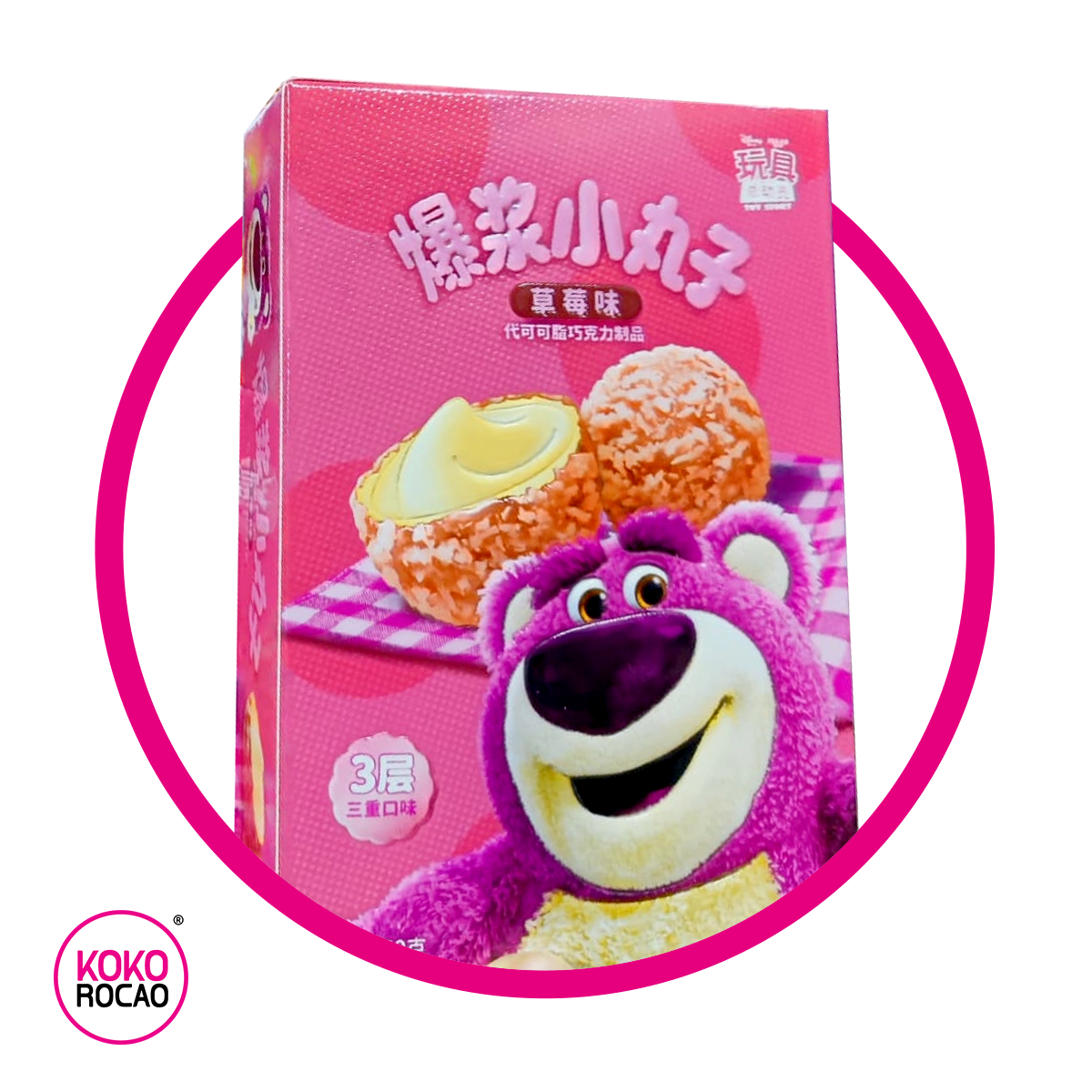 LOTSO BISCUIT STRAWBERRY COOKIE CAJA 50GR&