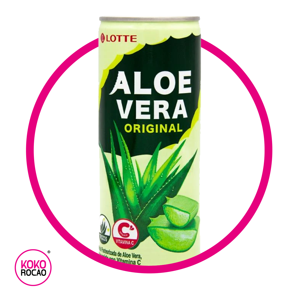 LOTTE ALOE VERA JUICE LATA 240 ML