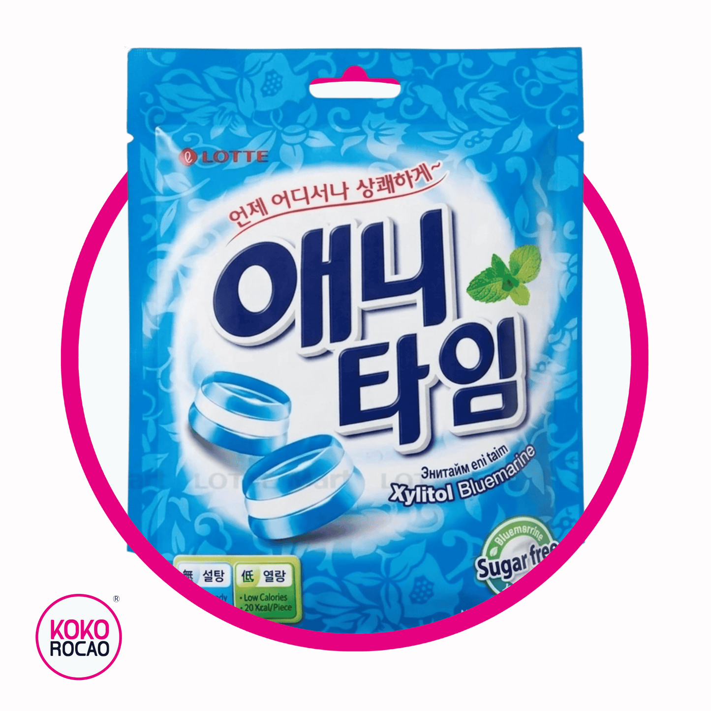LOTTE MILK MINT BLUEMARINE HARD CANDY BOLSA 60GR