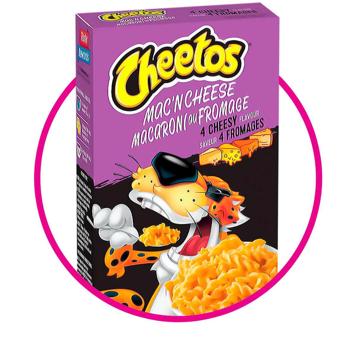 MACN CHEESE CHEETOS FOUR CHEESY PASTE CAJA 170G