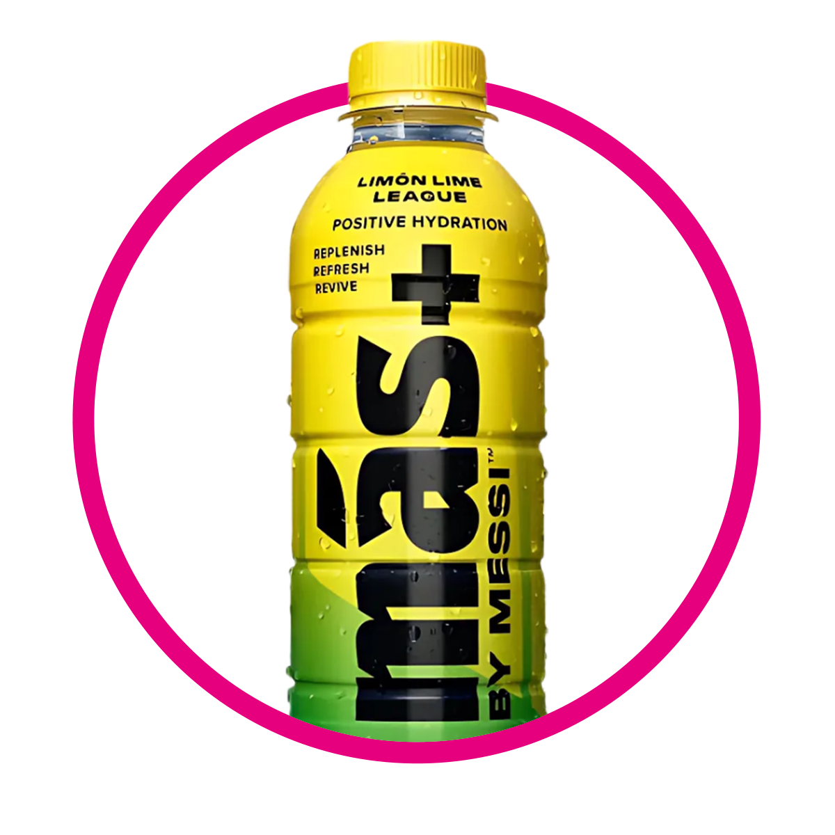 MAS+ BY MESSI LIMON LIME LEAGE VITAMINZED BOTELLA 500 ML