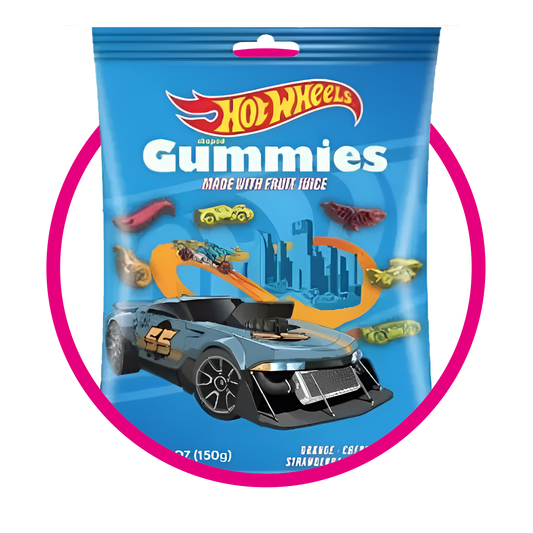 MATTEL HOT WHEELS GUMMIES 150G