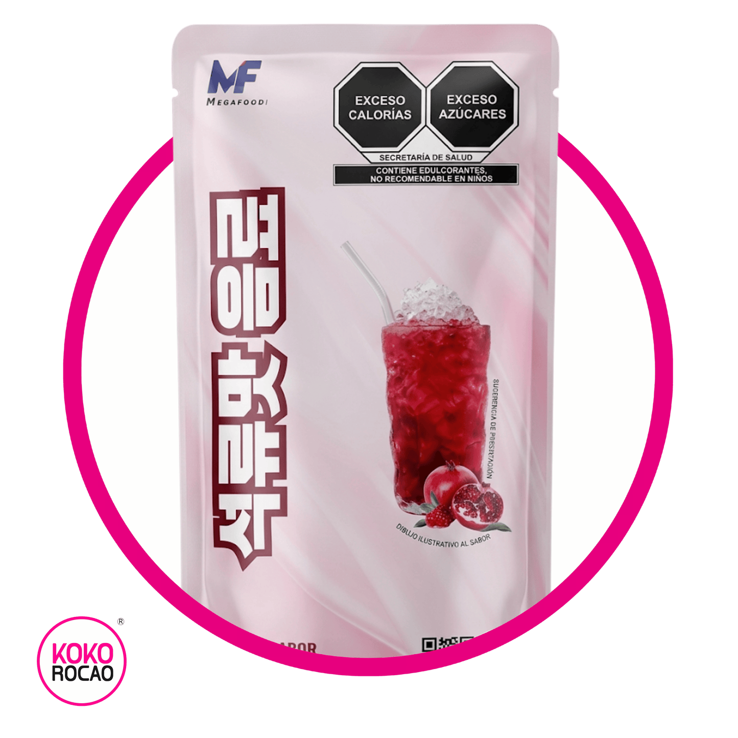 MEGAFOOD JUICE POMEGRANADE BOLSA 230ML&