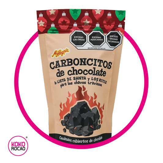 MI ALEGRIA CARBONCITOS CHOCOLATE BOLSA 100 GR $3