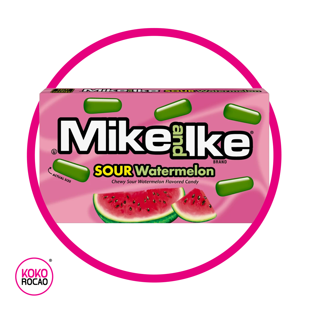 MIKE AND IKE SOUR WATERMELON CAJA 120 GR