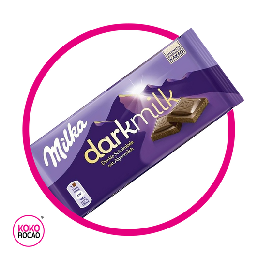 MILKA DARKMILK APENMILCH CHOCOLATE 85GR&