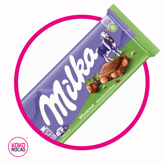 MILKA WHOLENUT CHOCOLATE 90GR