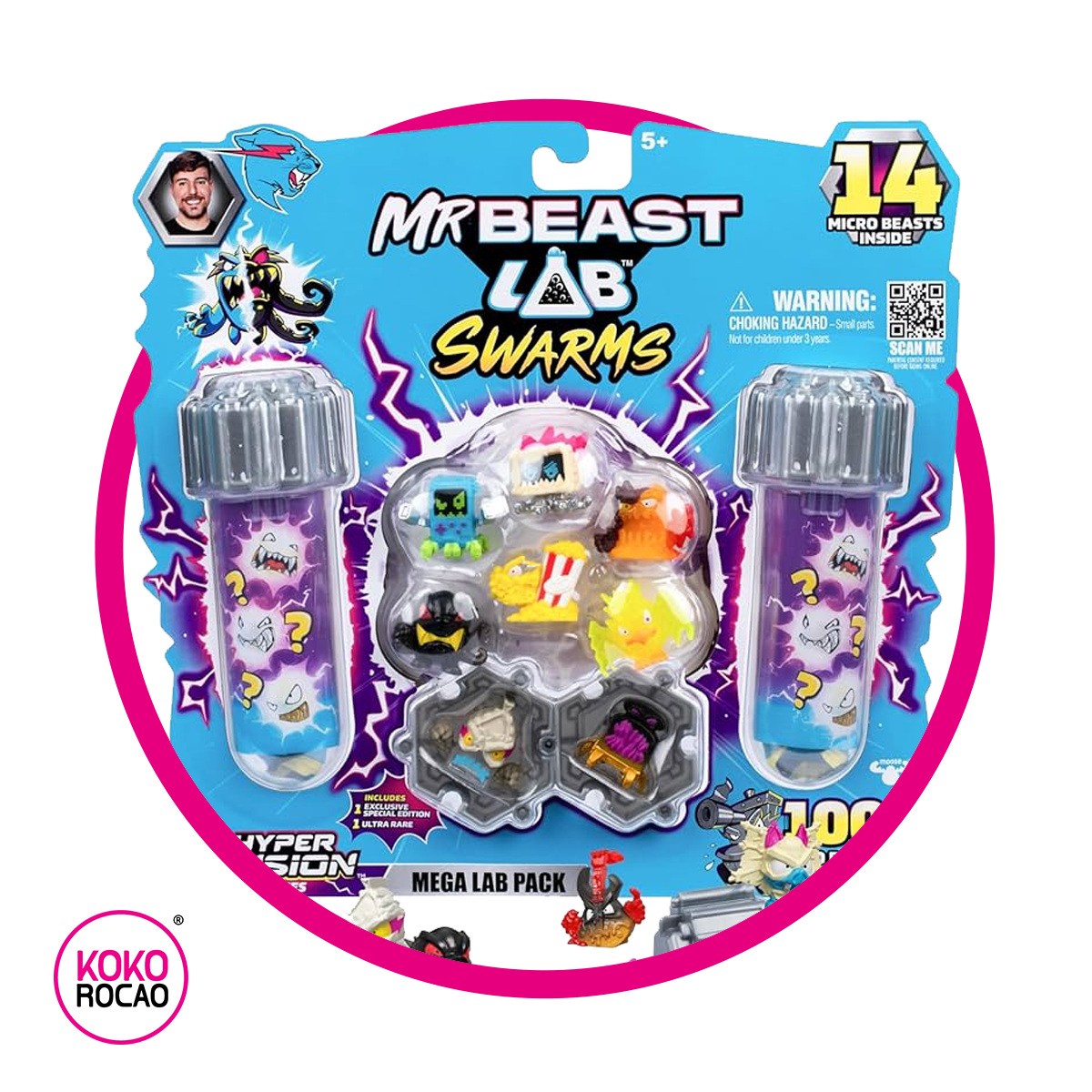 MOOSE MR BEAST SWARMS BATLLE FUSION 14 MICRO BEAST COLLECTABLE PIEZA