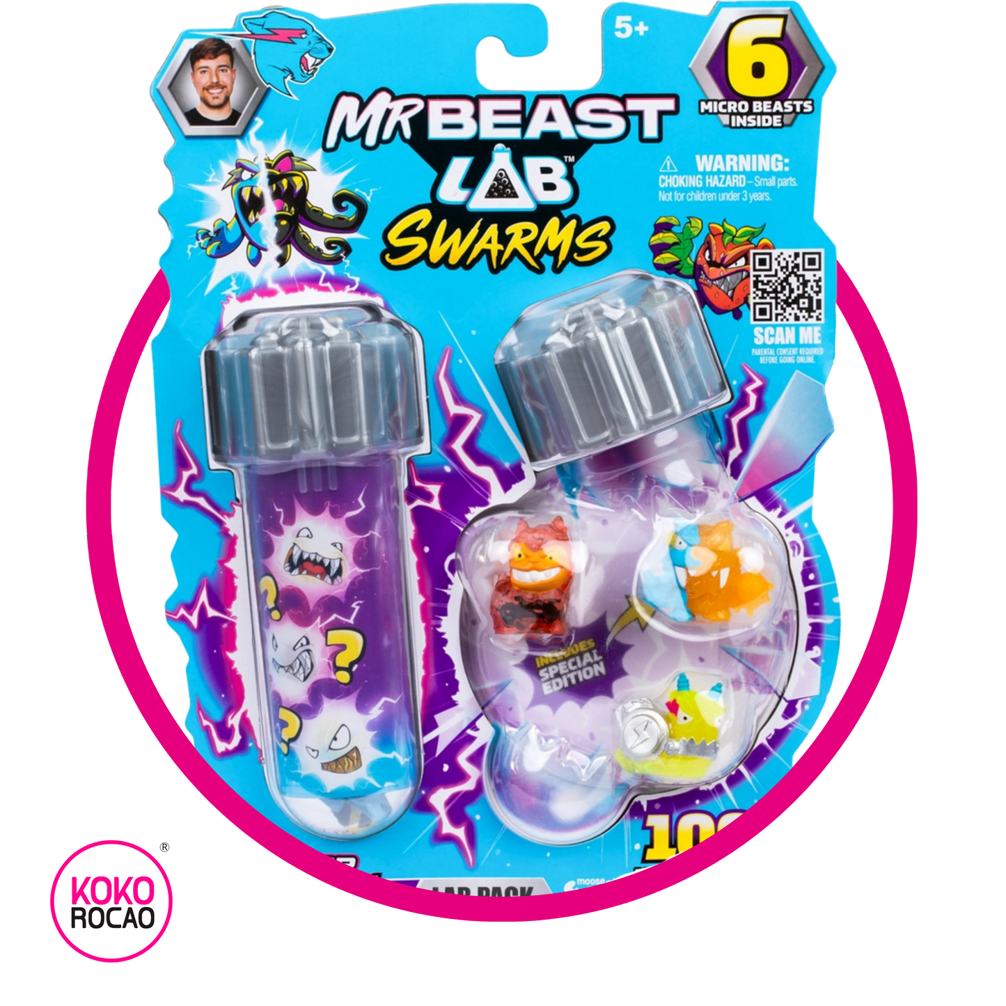 MR BEAST LAB SWARMS 6 MICRO BEAST COLLECTABLE PIEZA