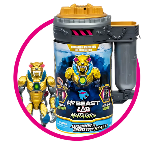MR BEAST LAB MUTATORS GOLDEN PANTHER COLLECTABLE PIEZA