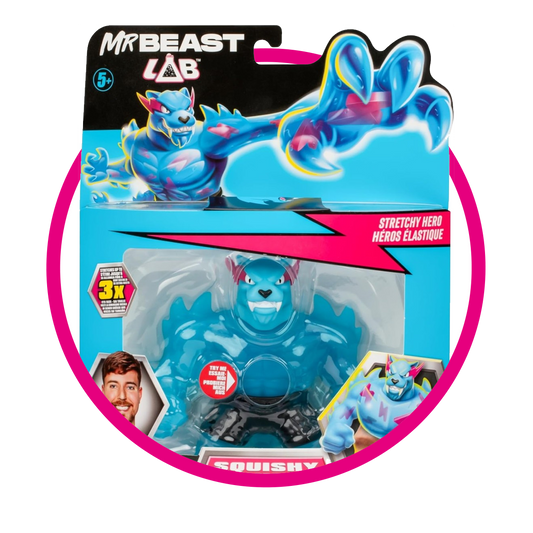 MR BEAST LAB SQUISHY HYPERCARGED PANTHER COLLECTABLE PIEZA