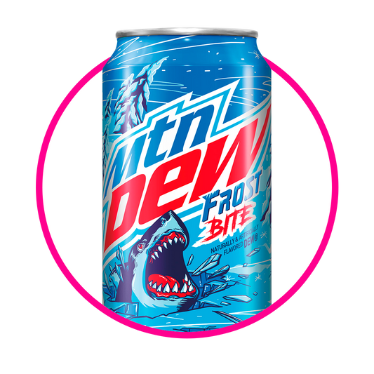 MTN DEW FROST BITE SODA LATA 355ML