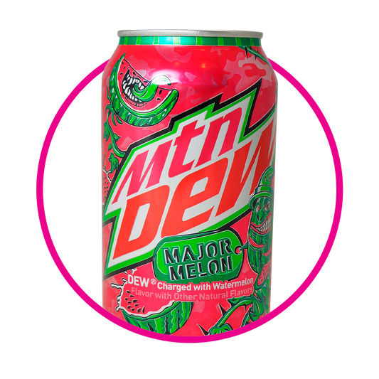 MTN DEW MAJOR MELON SODA LATA 355ML