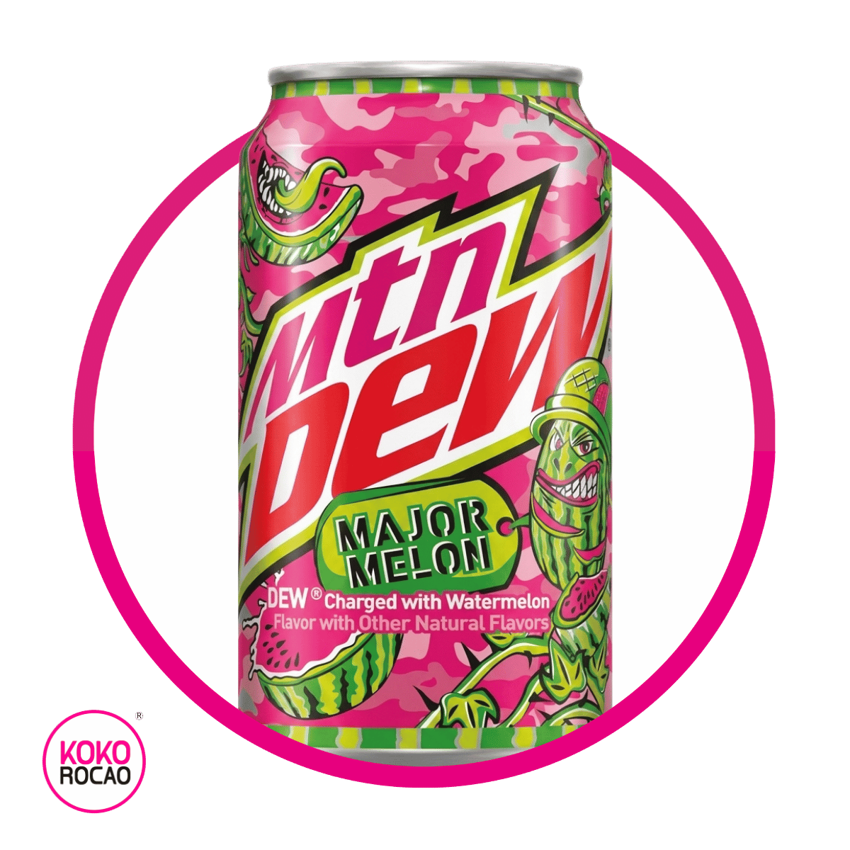 MTN DEW MAJOR MELON SODA LATA 355ML