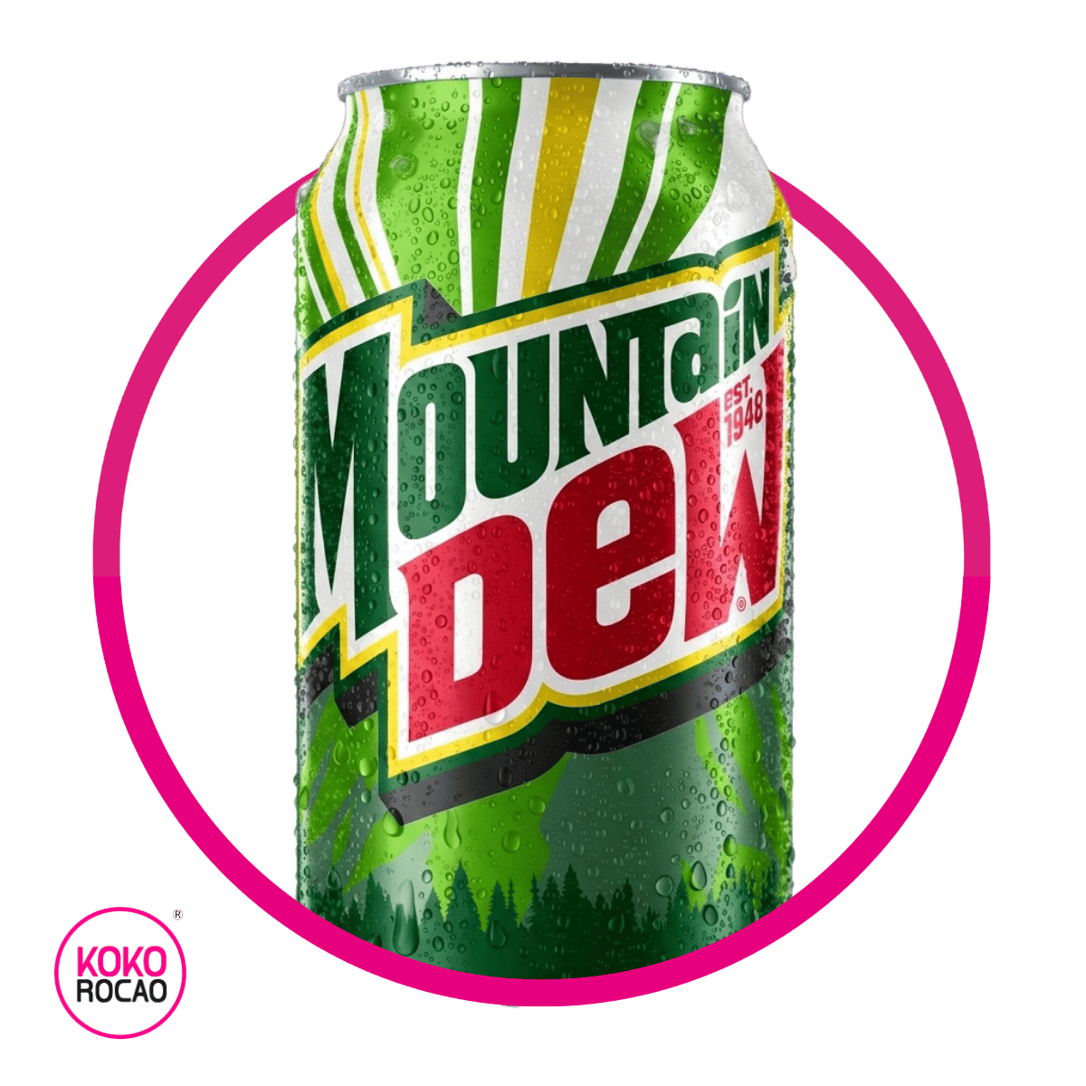 MTN DEW ORIGINAL SODA LATA 355ML&
