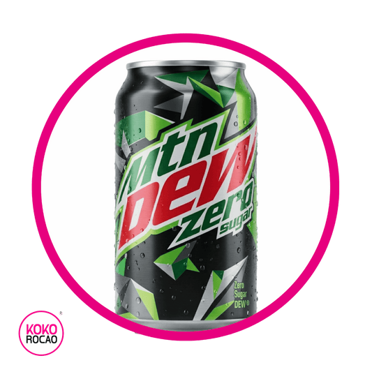 MTN DEW ZERO SUGAR SODA LATA 355ML