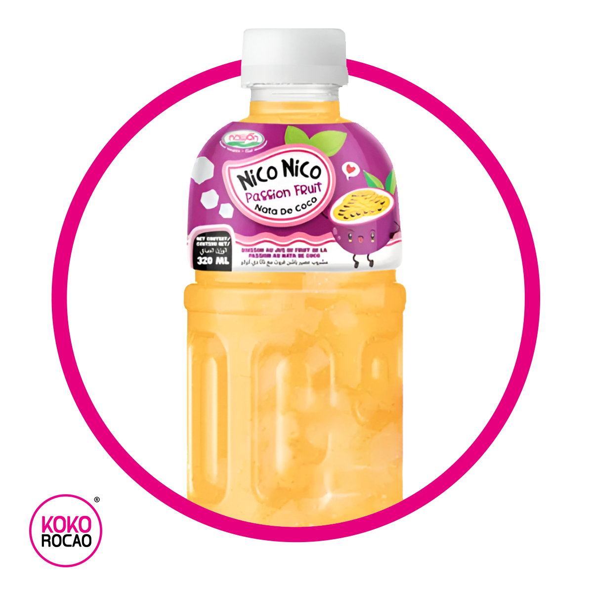 NAWON NICO NICO MARACUYA JUICE BOTELLA 320 ML