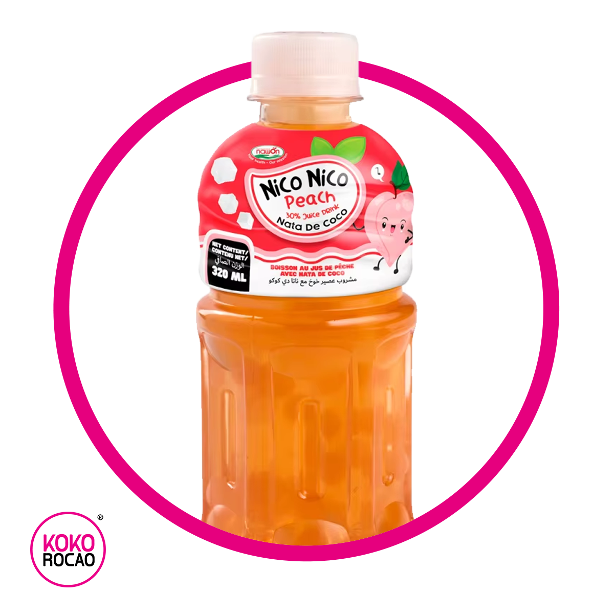 NAWON NICO NICO PEACH JUICE BOTELLA 320ML
