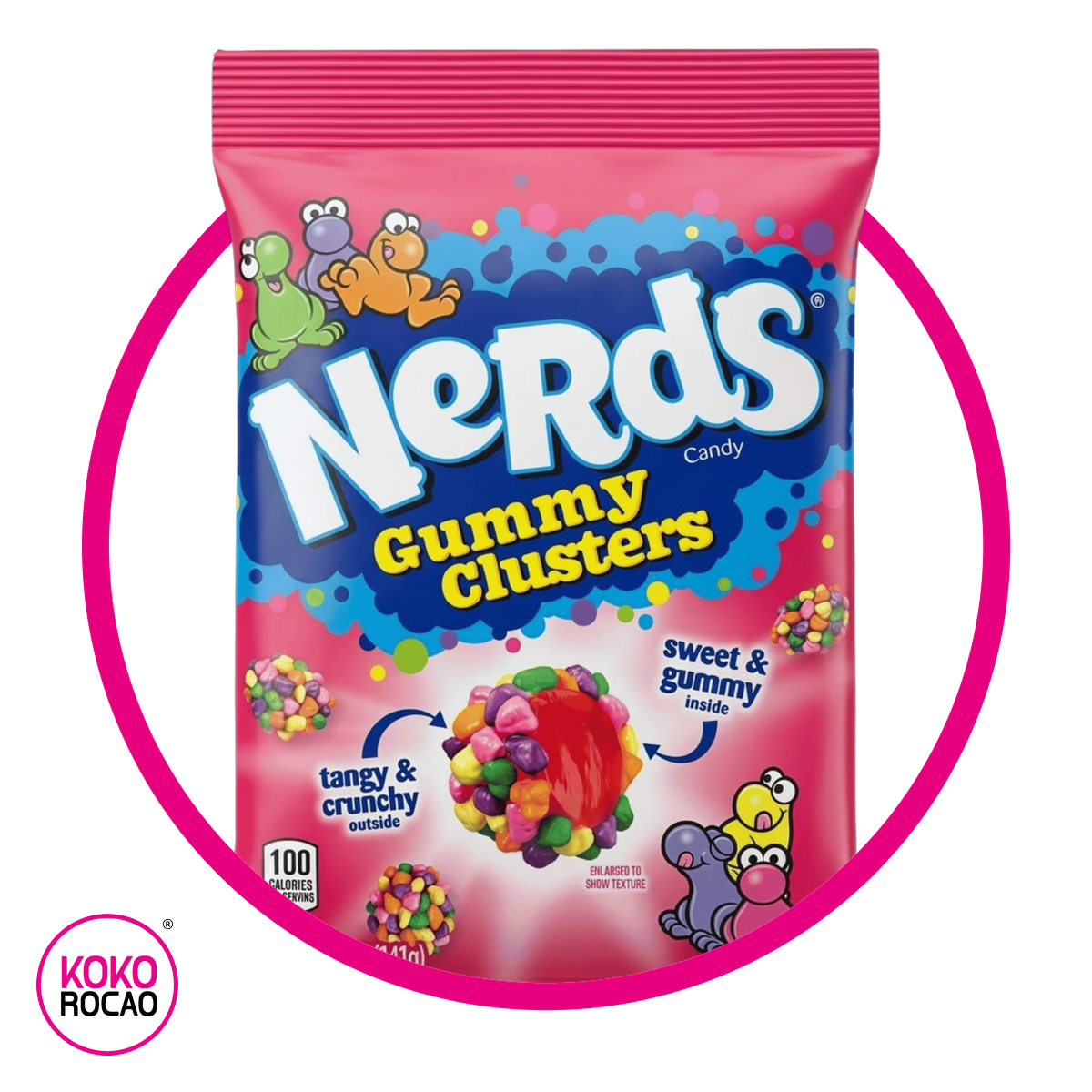 NERDS CLUSTERS RAINBOW GUMMY BOLSA 141 GR&