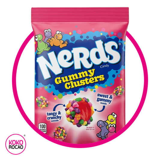 NERDS CLUSTERS RAINBOW GUMMY BOLSA 141 GR&