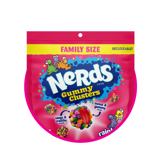 NERDS GUMMY CLUSTERS GUMMY BOLSA 524GR