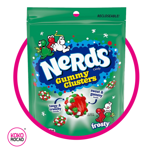 NERDS GUMMY CLUSTERS FROSTY BOLSA 226 GR