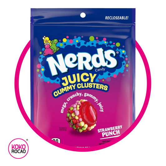 NERDS GUMMY CLUSTERS JUICY GUMMY BOLSA 202GR