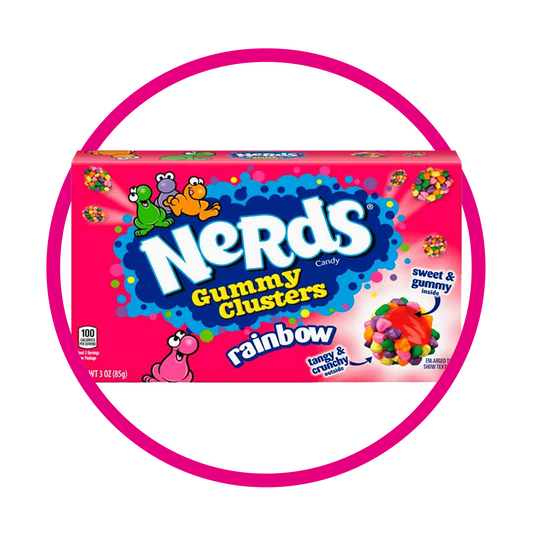 NERDS GUMMY CLUSTERS RAINBOW CAJA 85 GR