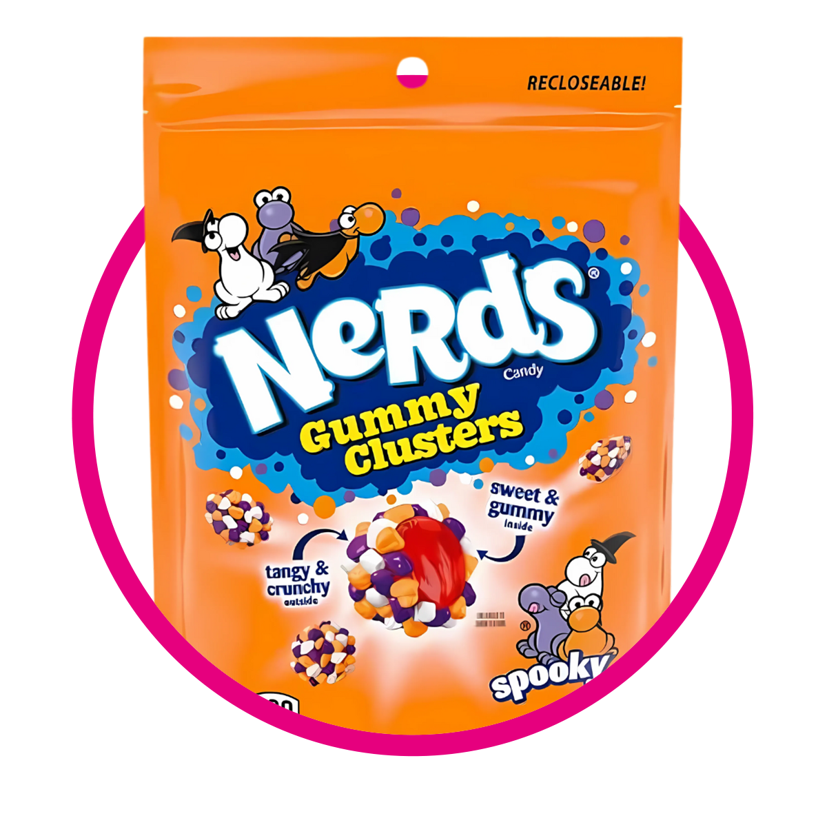 NERDS CLUSTERS SPOOKY GUMMY BOLSA 227G