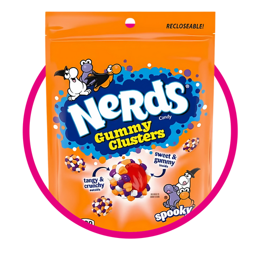 NERDS CLUSTERS SPOOKY GUMMY BOLSA 227G