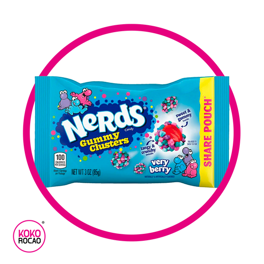 NERDS GUMMY CLUSTERS VERY BERRY BOLSITA 85G