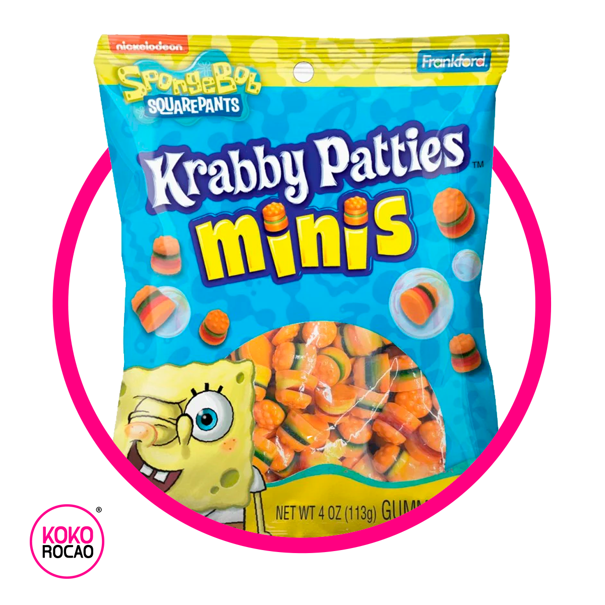 NICKELODEON KRABBY PATTIES MINIS GUMMY BOLSA 142GR