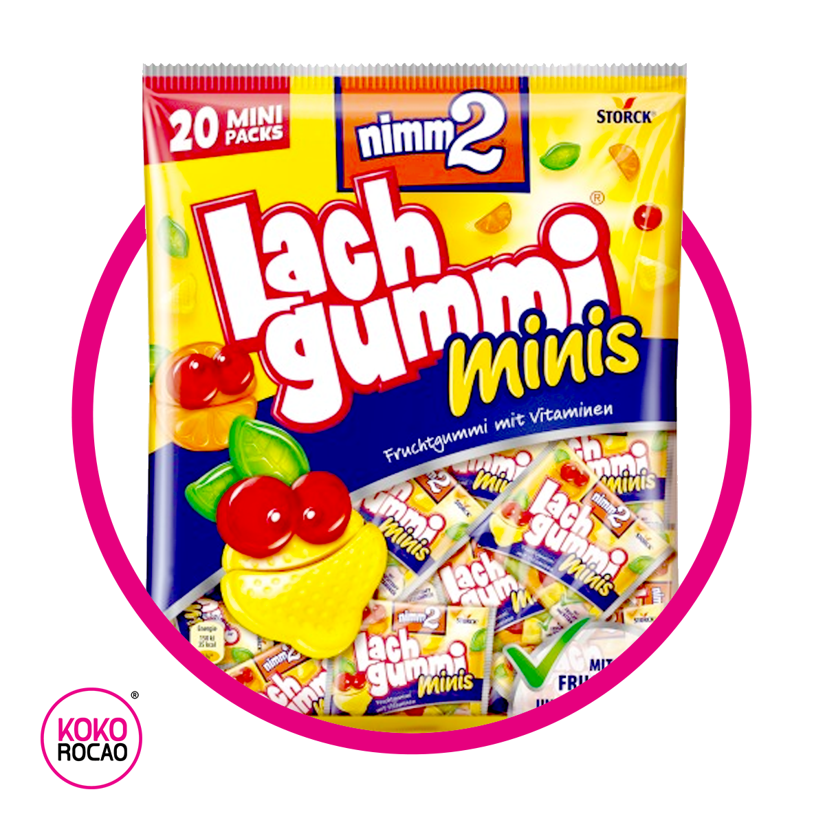 NIMM2 LACH GUMMI MINI GUMMY BOLSA 210GR