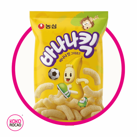 NONGSHIM BANANA KICK SNACKS BOLSA 45G