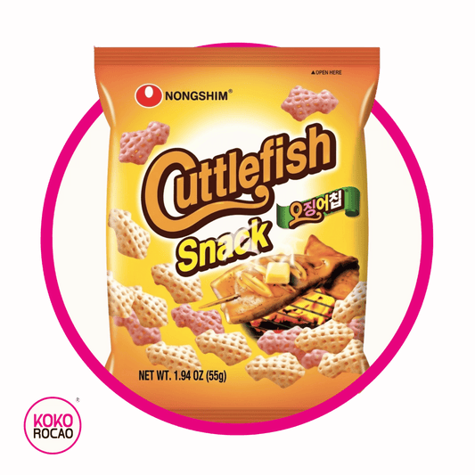 NONGSHIM CUTTLEFISH SNACKS BOLSA 55G