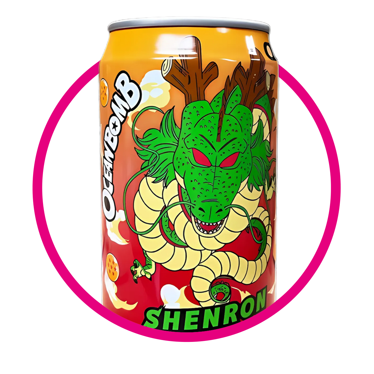 OCEANBOOMB SHENLONG ORANGE SPARKLING WATER LATA 330ML
