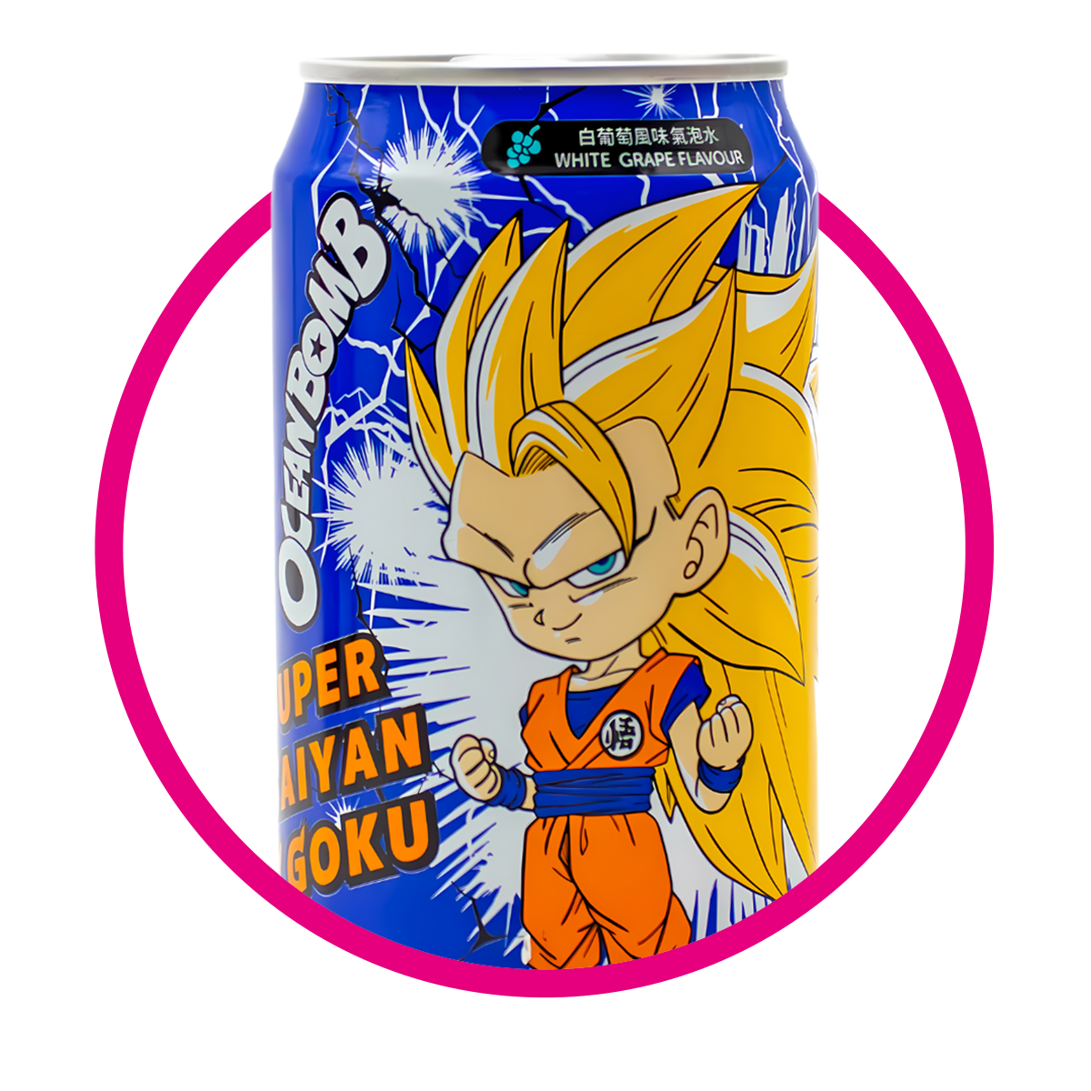 OCEANBOOMB WHITE GRAPE SUPER SAIYAN GOKU SPARKLING LATA 330ML